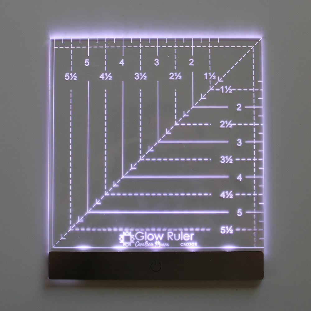 Carolina Moore's Stunning Glow Ruler
