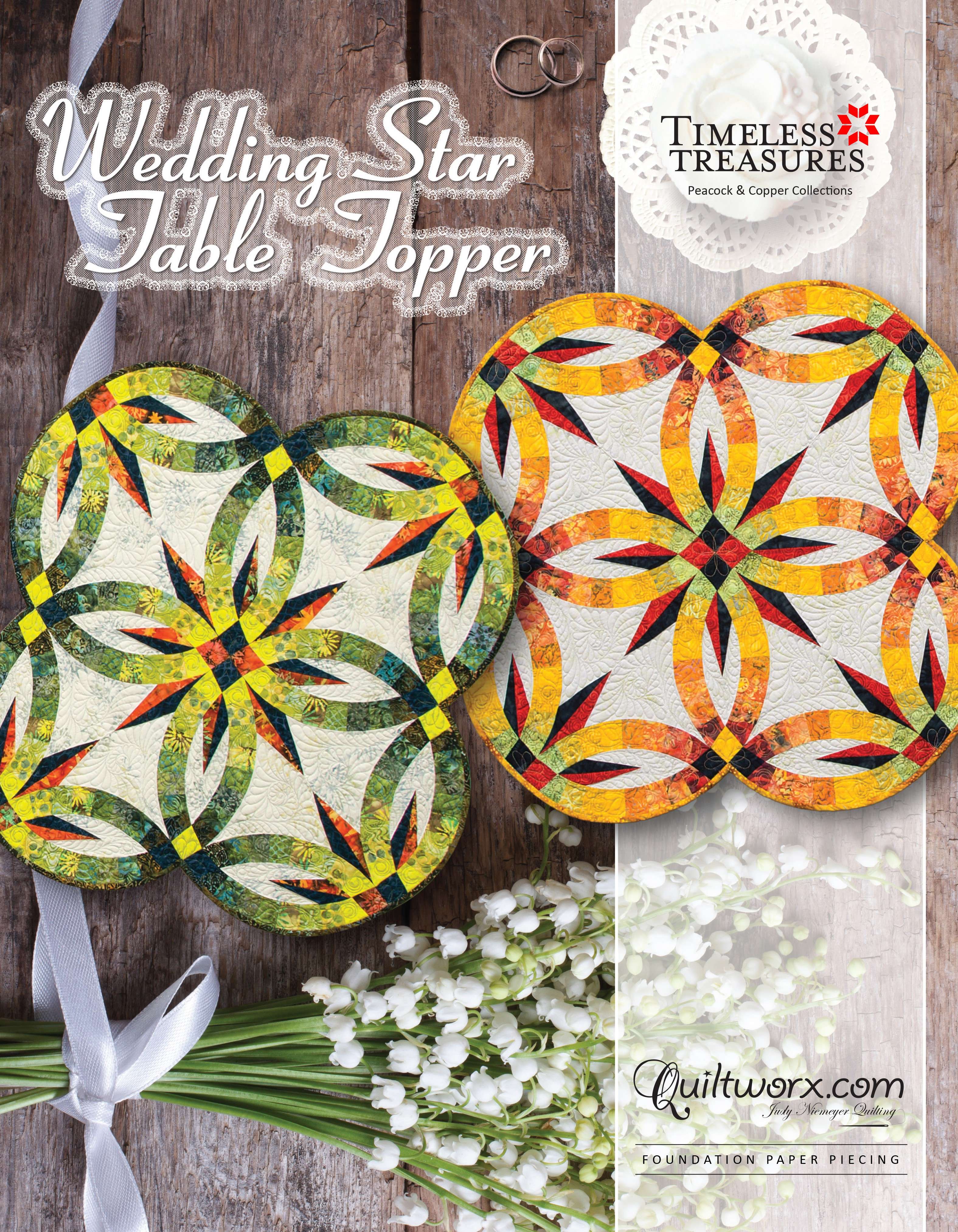 Judy Niemeyer's Enchanting Wedding Star Table Topper Pattern