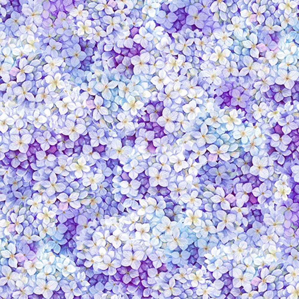 Hoffman Fabrics - Flower Shoppe Digital Print - Gorgeous Mini Lilac Flowers - By the Yard