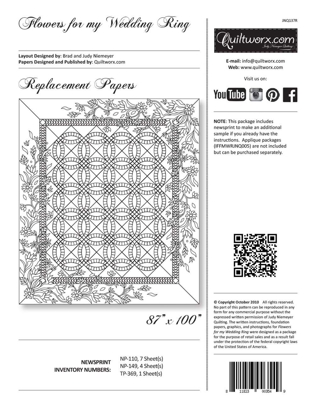 Exquisite Wedding Flower Replacement Papers