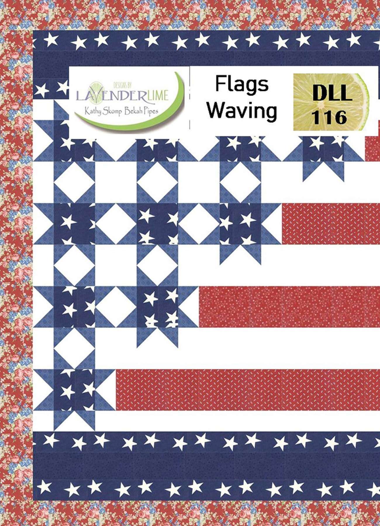 Patriotic Waving Flags Quilt