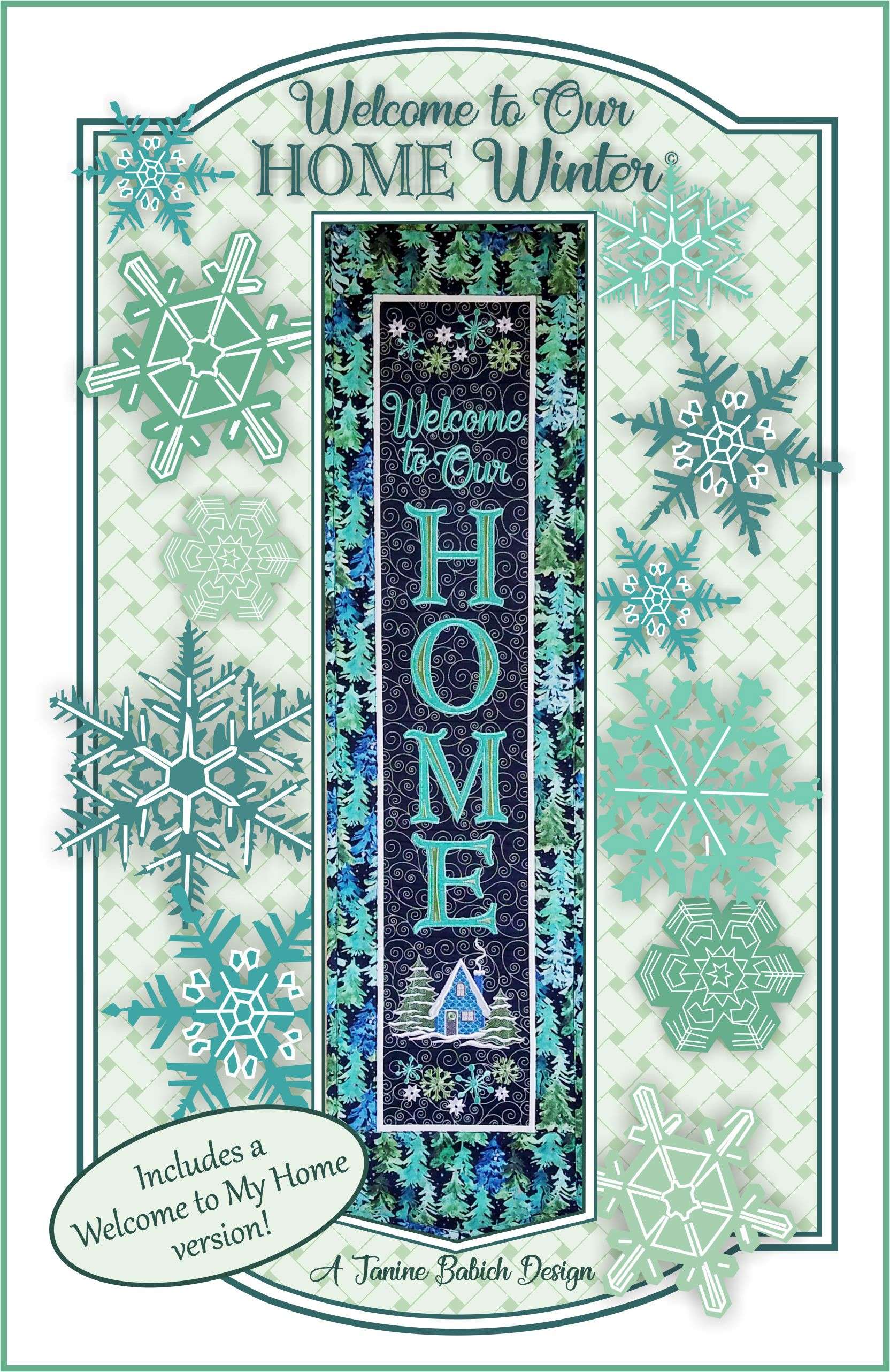 Charming Winter Welcome Wall Hanging