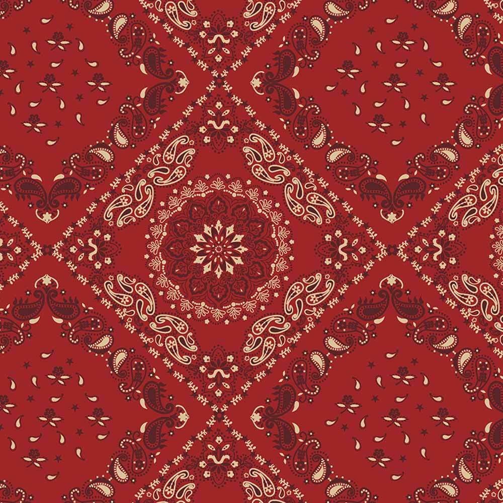Windham Fabrics Red Bandana Fabric - 108-Inch Wide Yardage