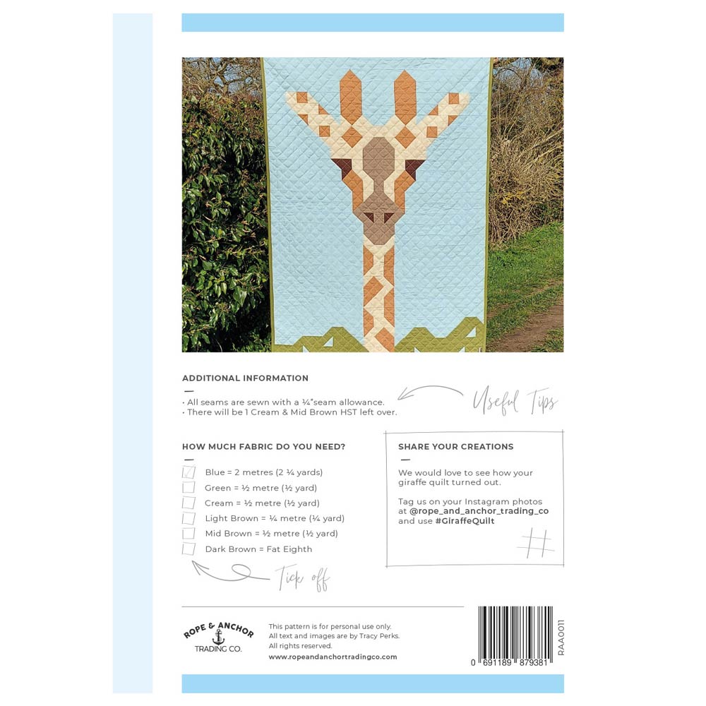 Adorable Giraffe Quilt Pattern - Unleash Your Creativity!