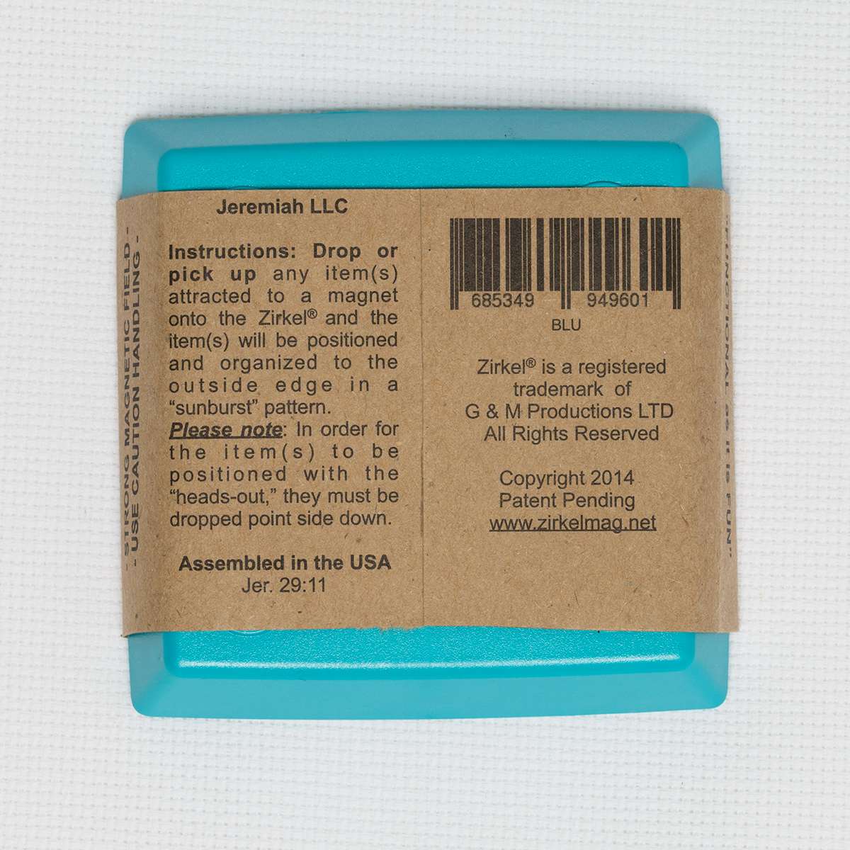 Zirkel's Stunning Magnetic Turquoise Pincushion - A Must - Have!