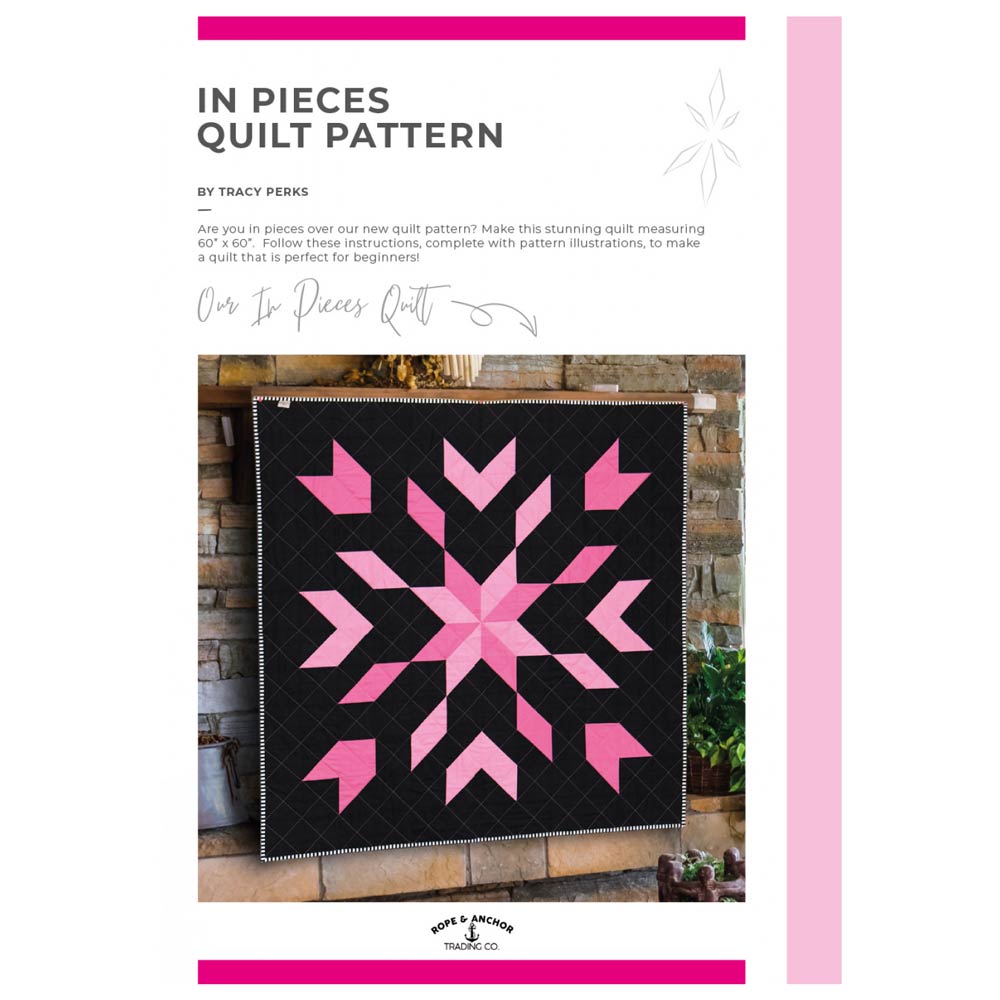 Gorgeous In Pieces Quilt Pattern - A Must - Try for Beginners!
