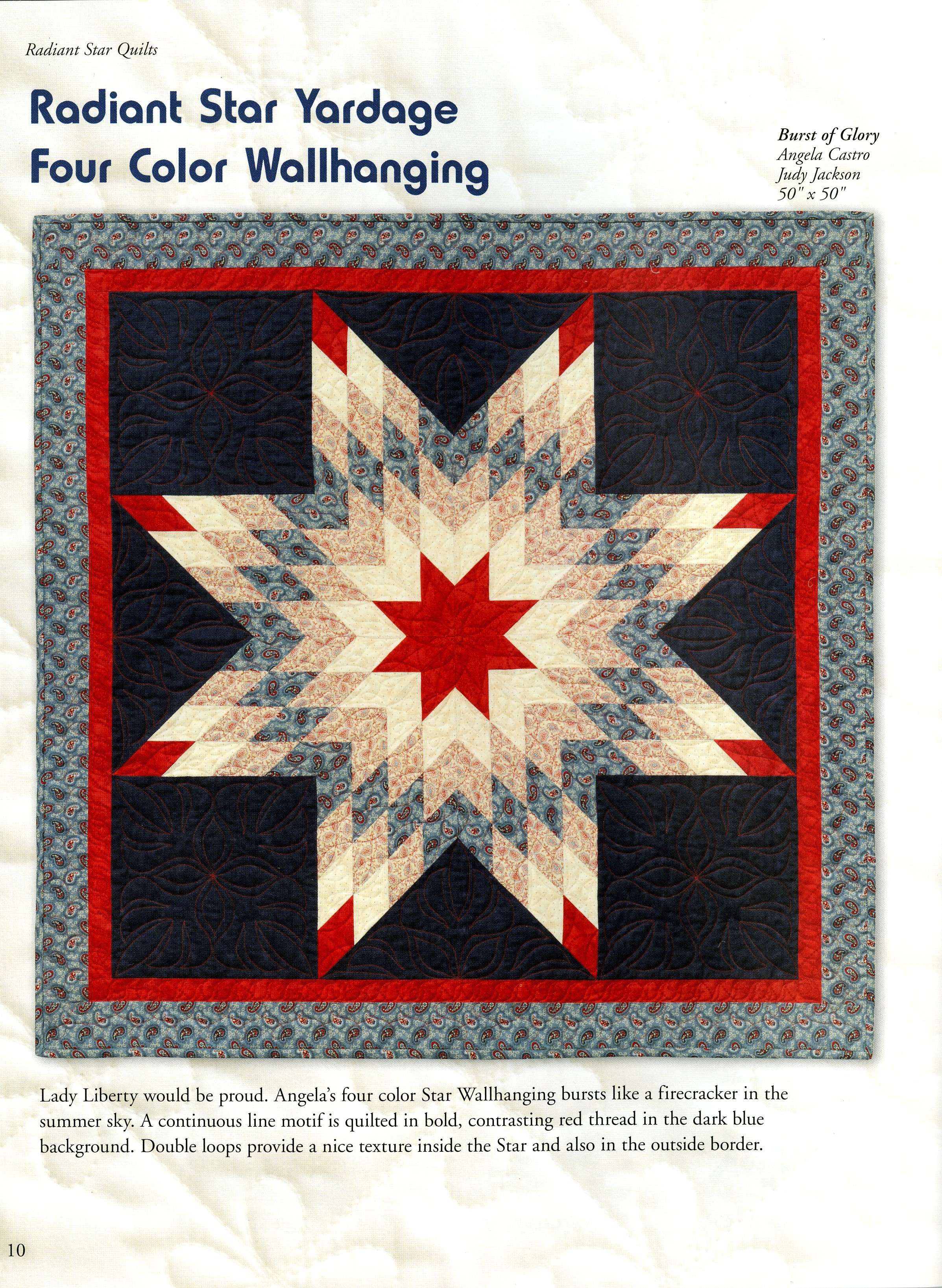 Gorgeous Radiant Star Quilts