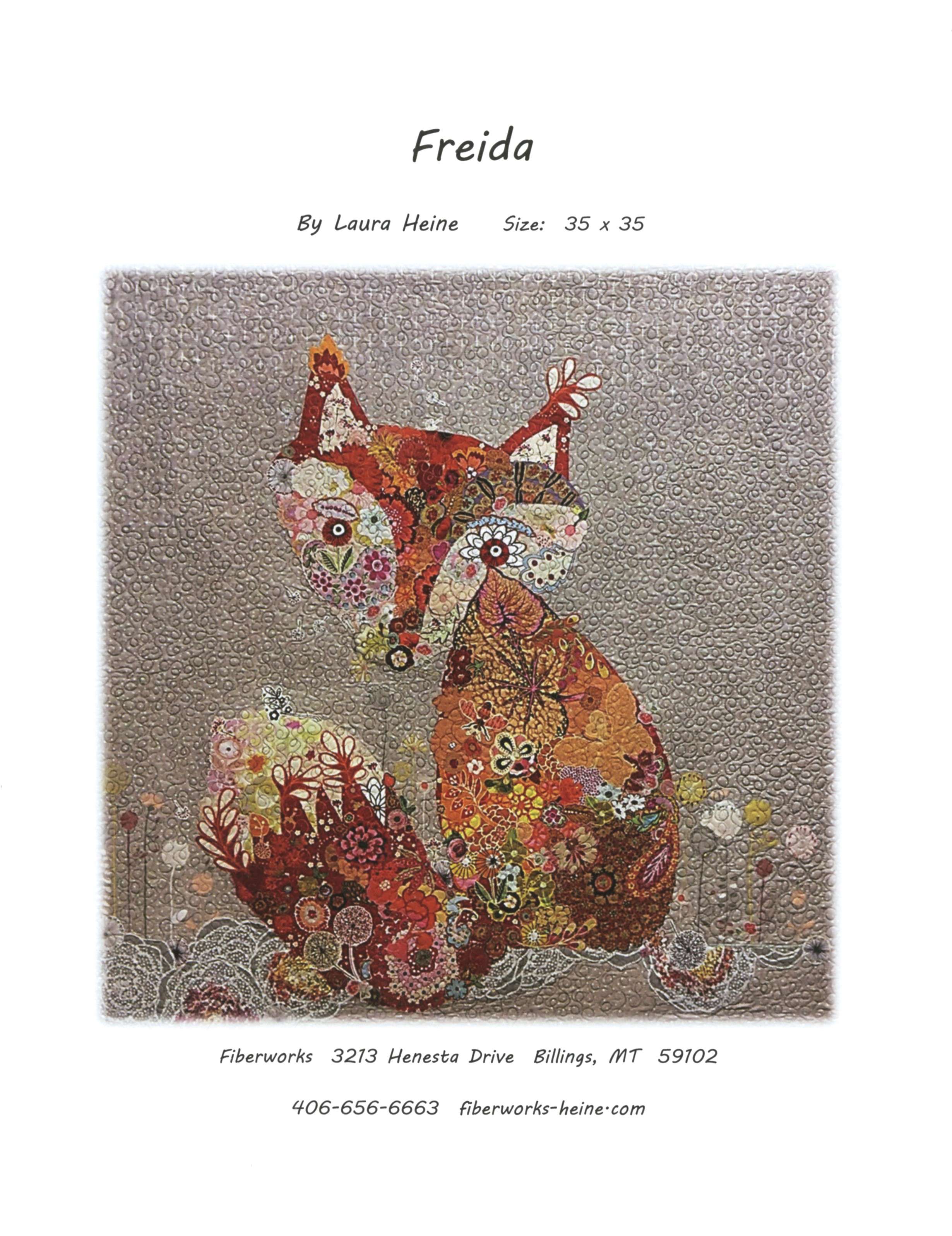 Freida Fox Collage Quilt Pattern - A Captivating Creation by Laura Heine