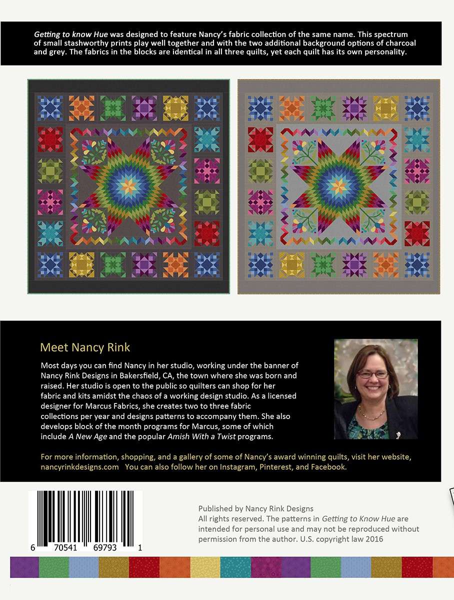 Discover the Alluring Hue Quilt Pattern Booklet by Nancy Rink