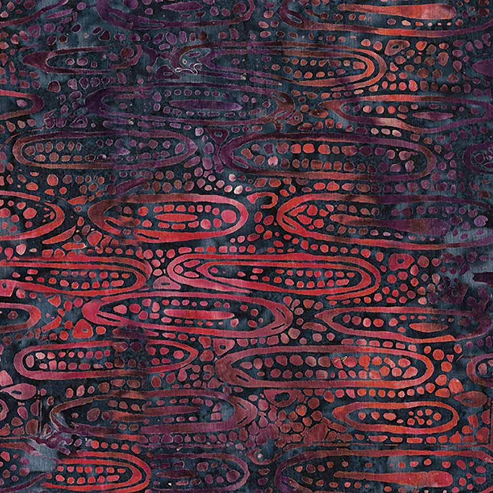 Island Batiks - Blue Storm Ovals Yardage: A Stunning Fabric Collection!