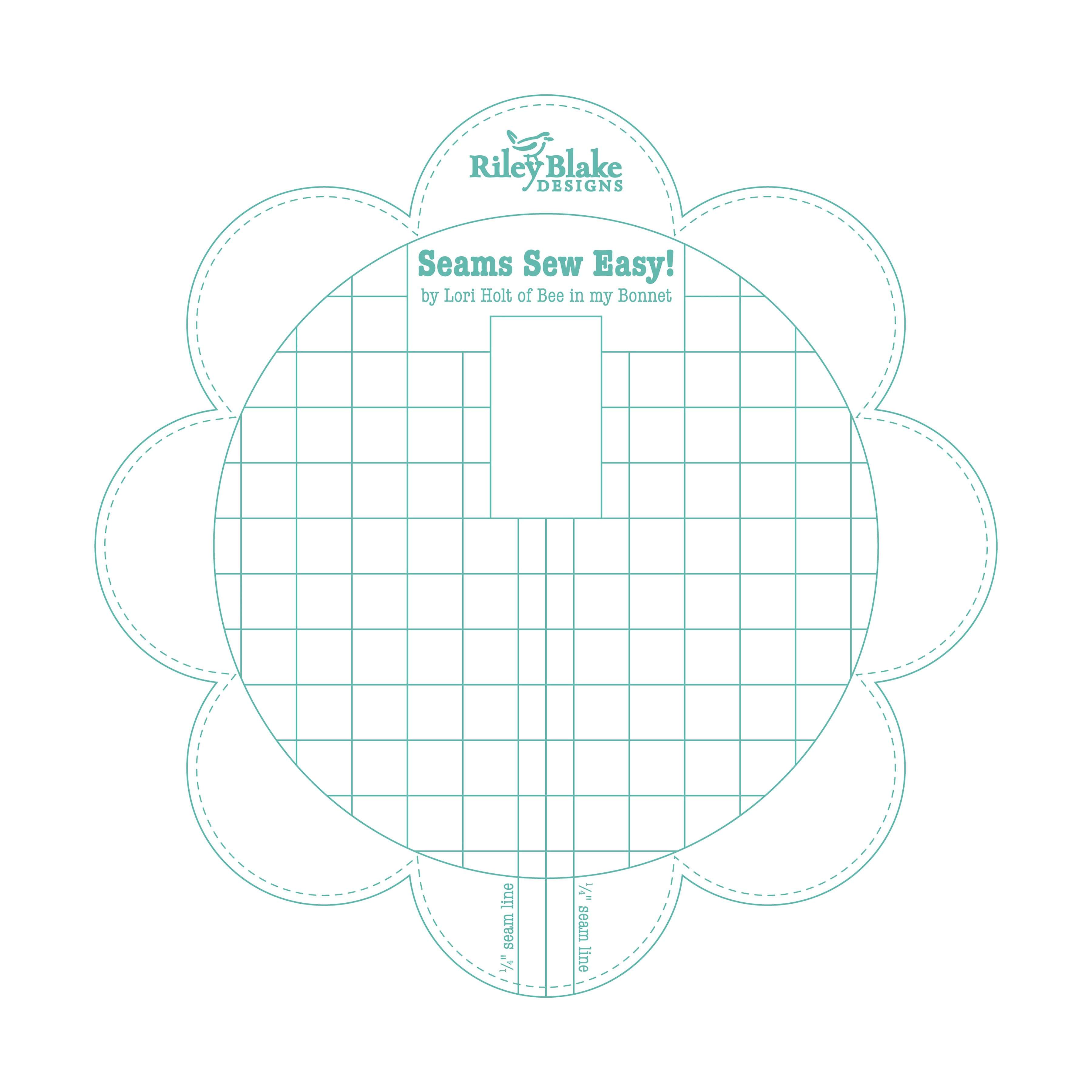 Seams Sew Easy Sea Glass Color Seam Guide - Your Sewing Essential!