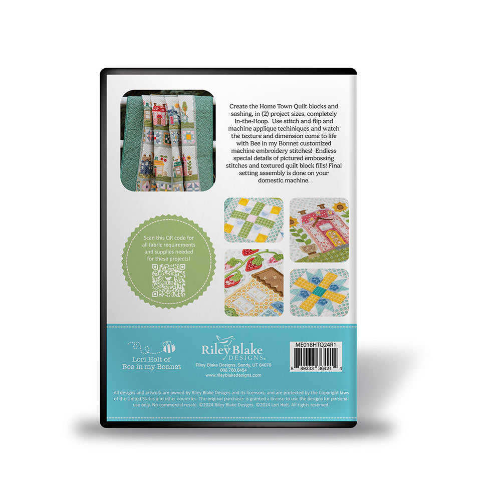 Home Town Quilt Projects: Machine Embroidery USB - Unleash Your Creativity!