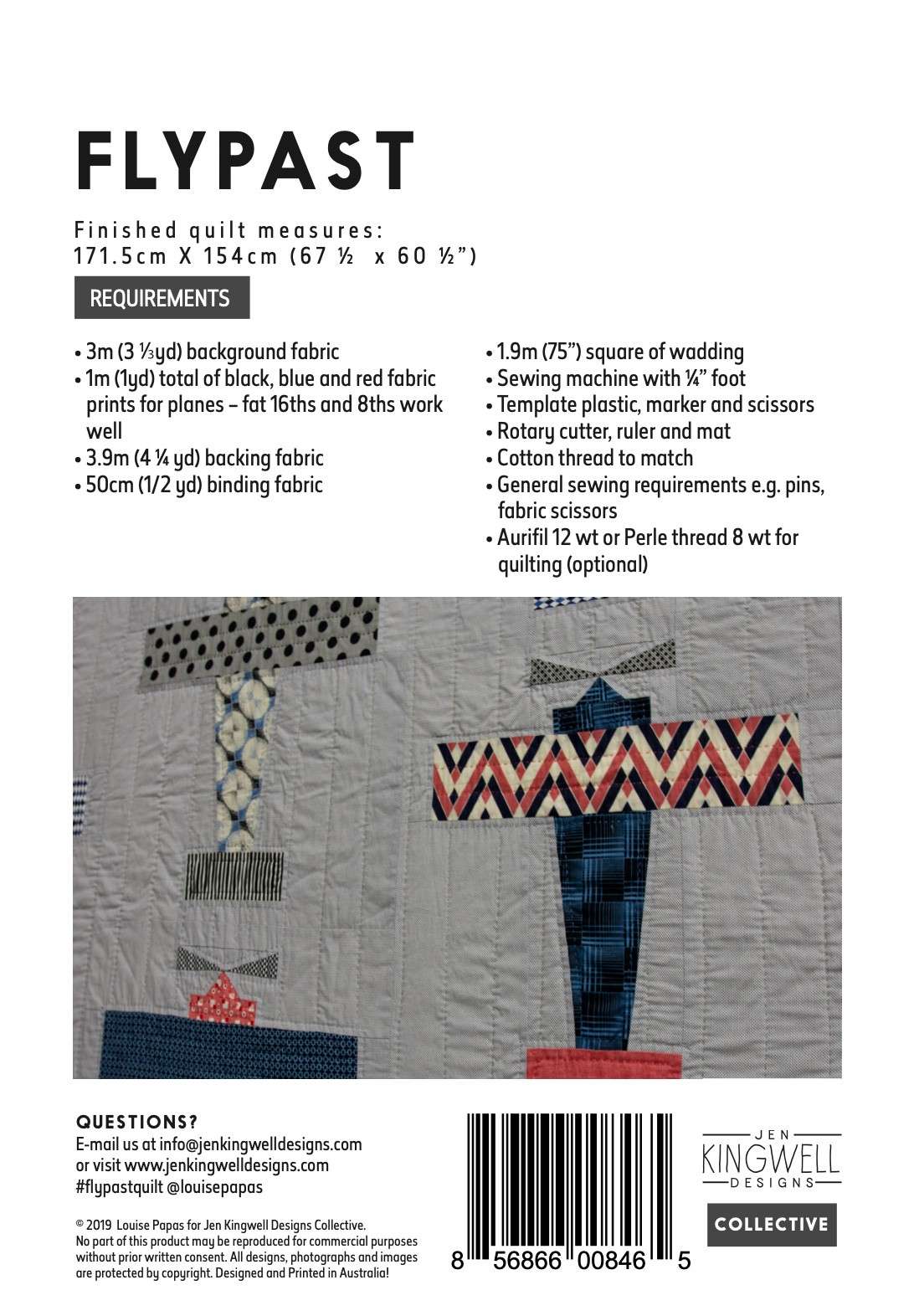 Stunning Flypast Pattern Airplane Quilt
