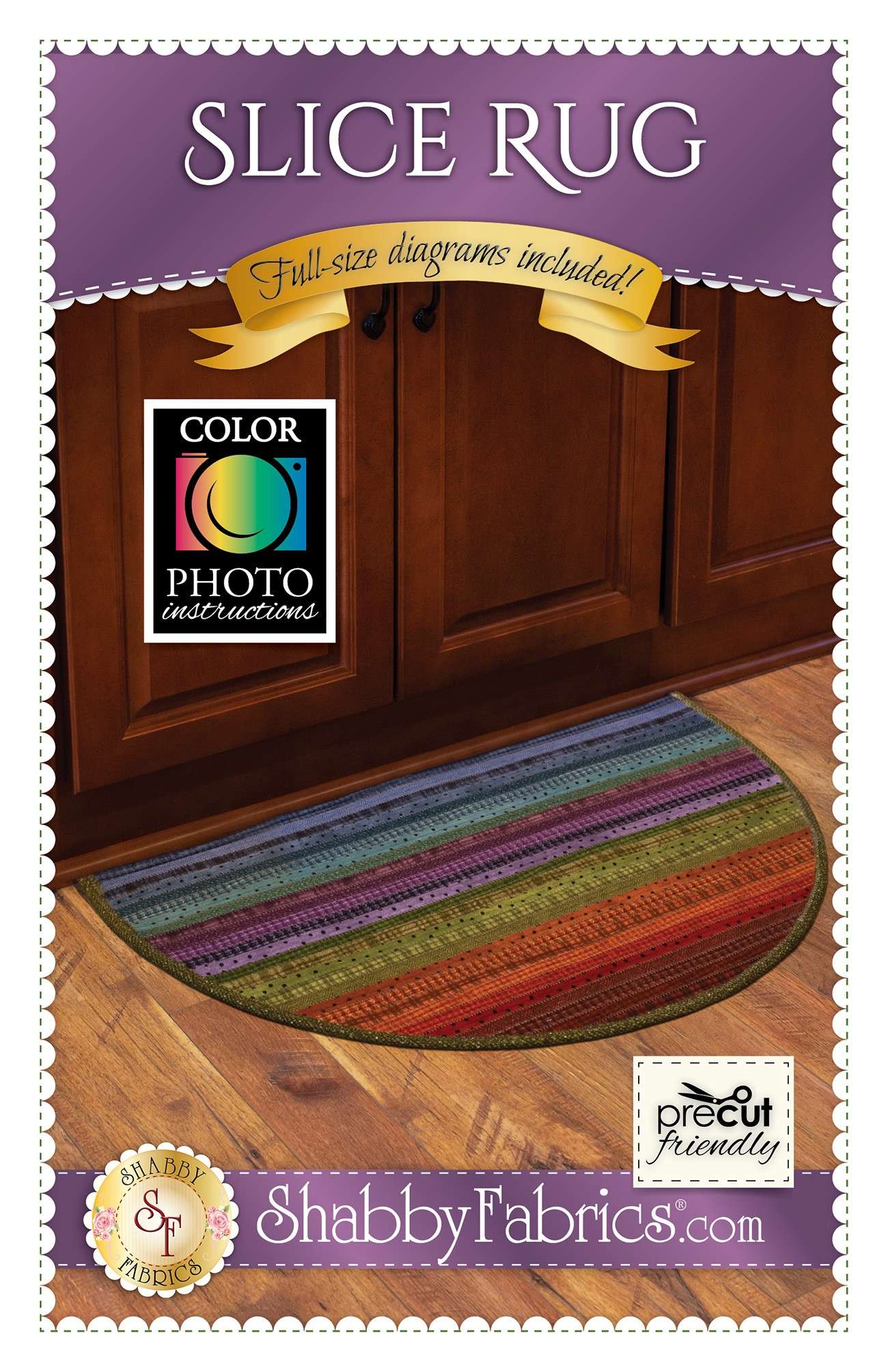 Charming Slice Rug Pattern