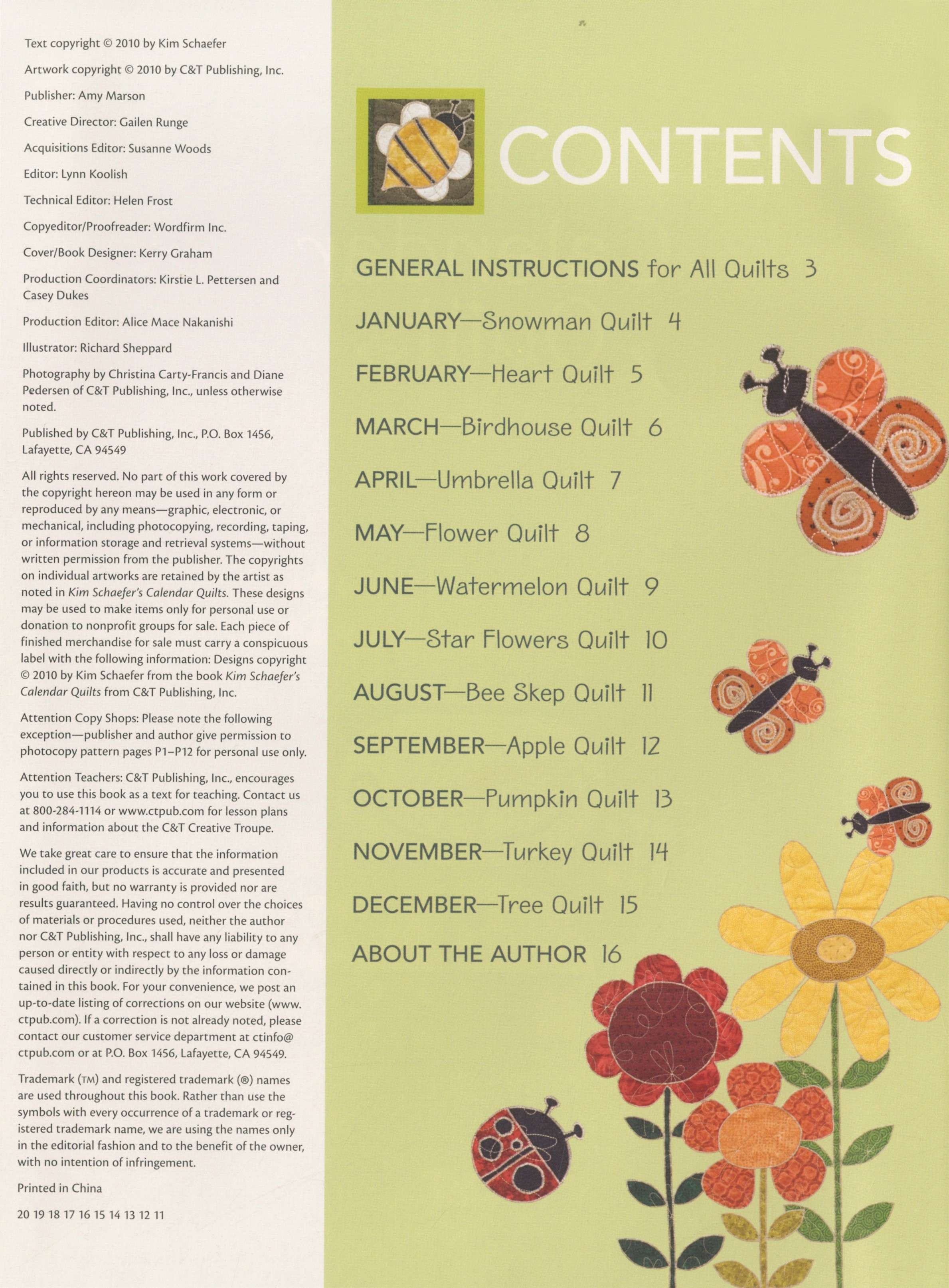 Kim Schaefer's Enchanting Calendar Quilts - Softcover