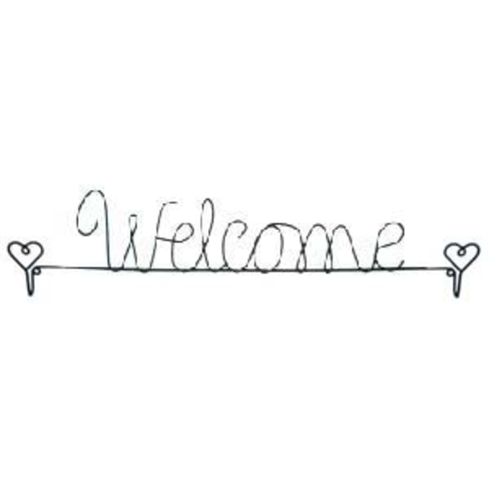 Gorgeous 22-inch Welcome Fabric Holder