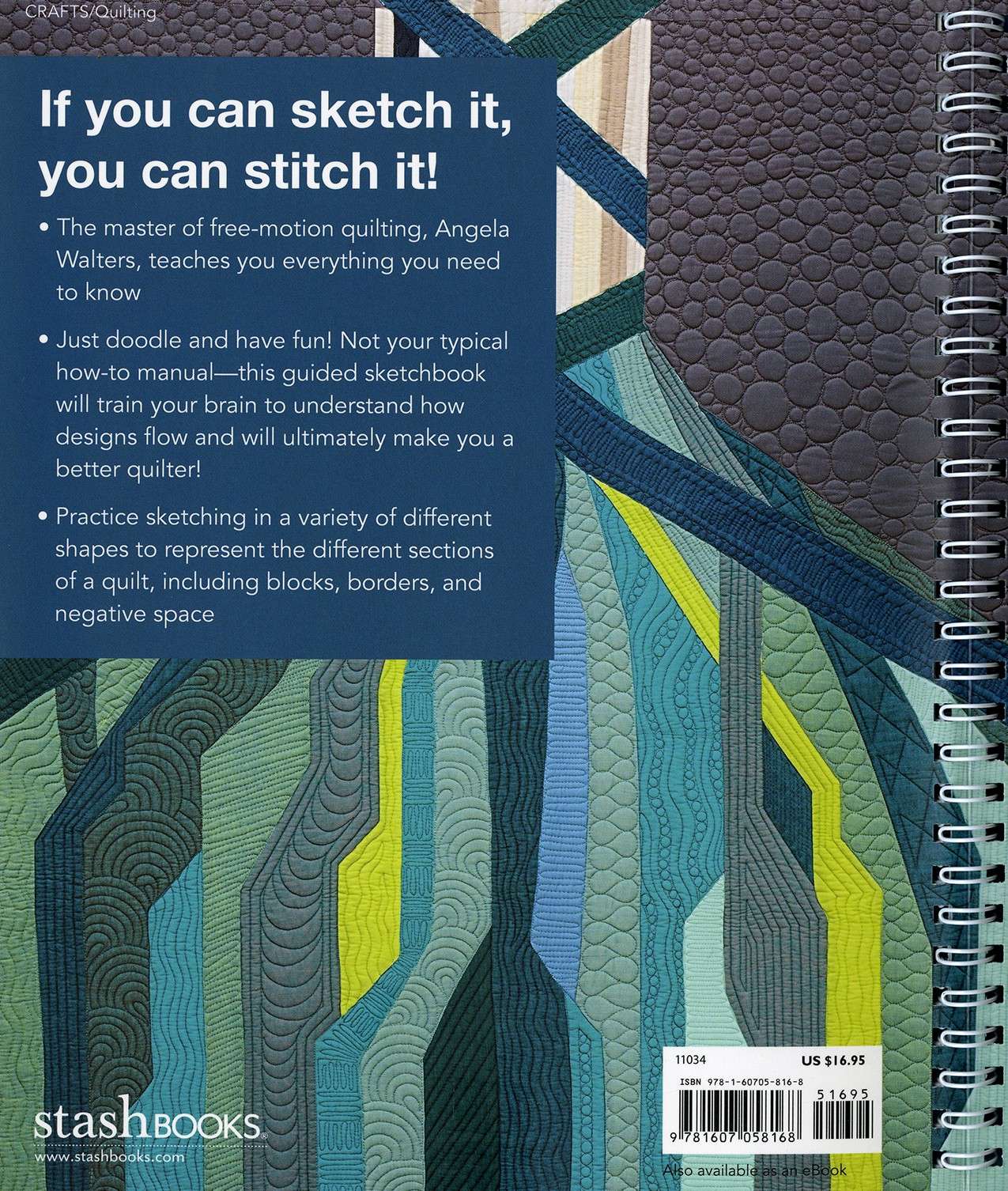 Free-Motion Quilting Workbook - Softcover: Ignite Your Quilting Creativity!