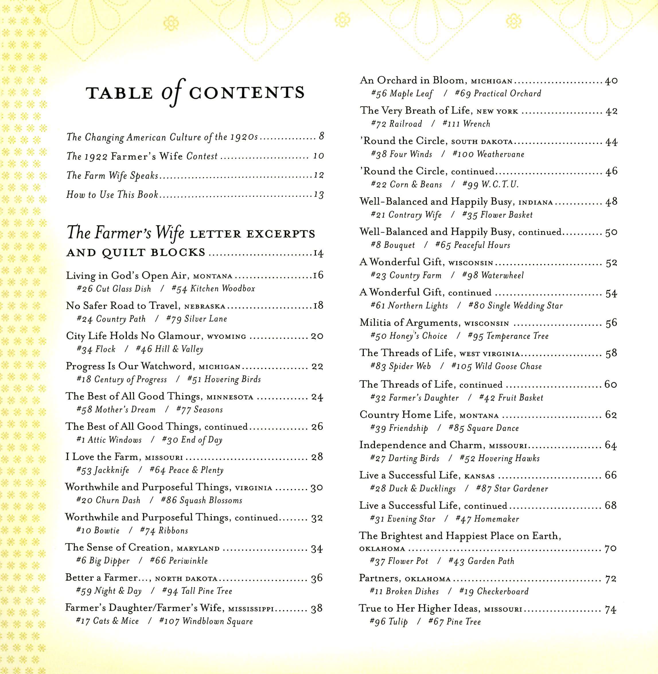 The Farmer's Wife Sampler Softcover - A Quilting Inspiration