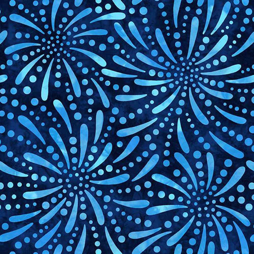 Wilmington Prints - Stunning Fireworks Navy Print, 108