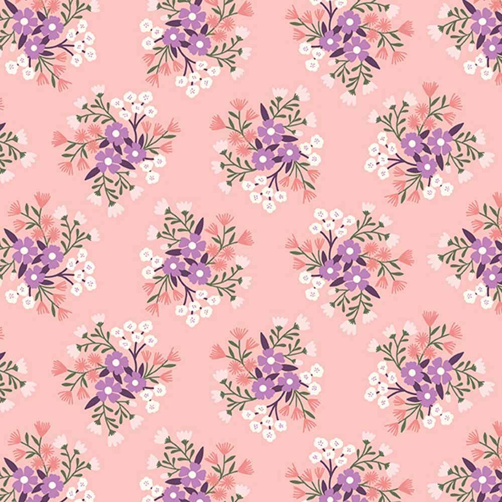 Riley Blake's Let It Bloom Floral Bouquet in Pink - Yardage! Unleash Your Creativity Now!