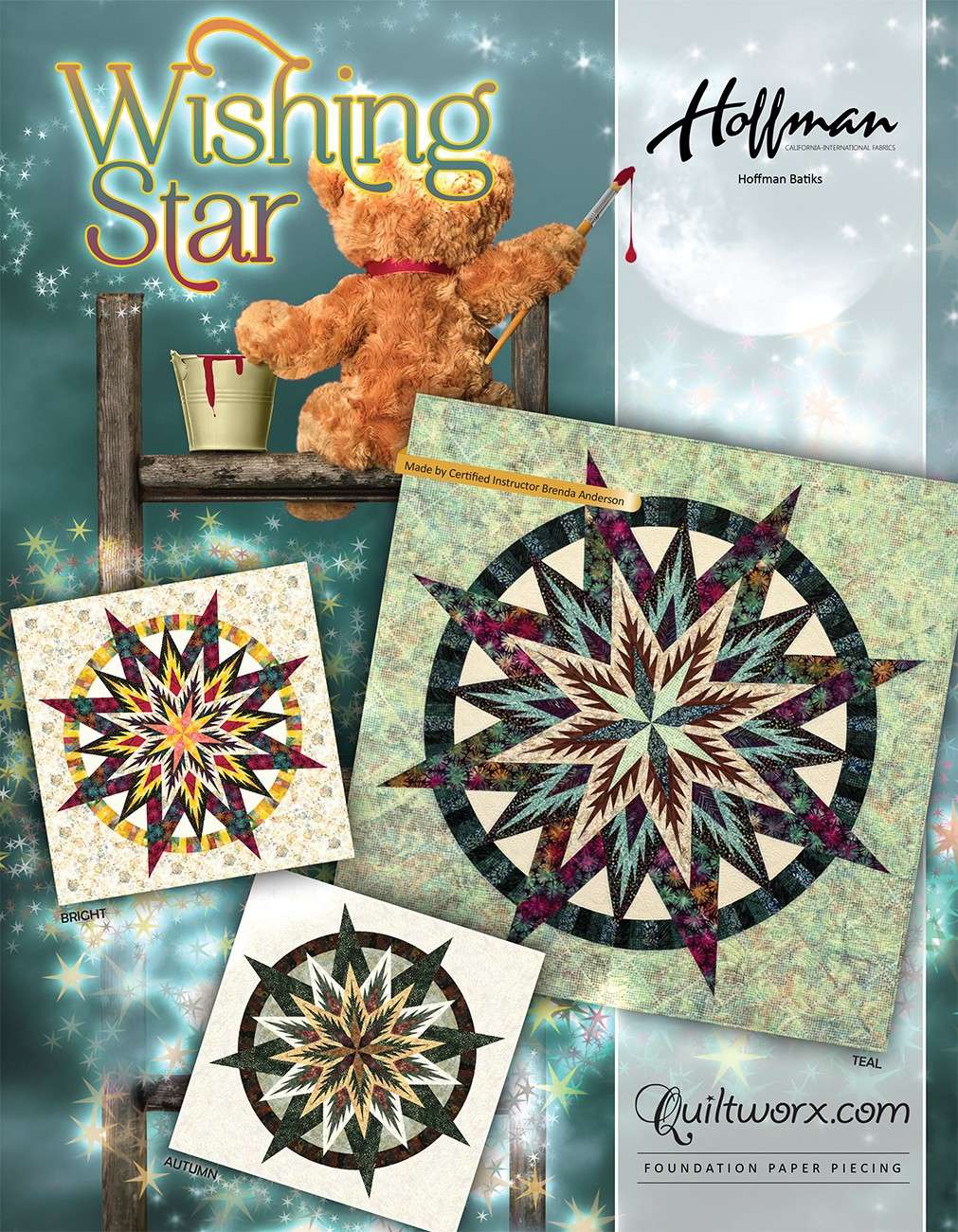 Enchanting Wishing Star Pattern Quilt