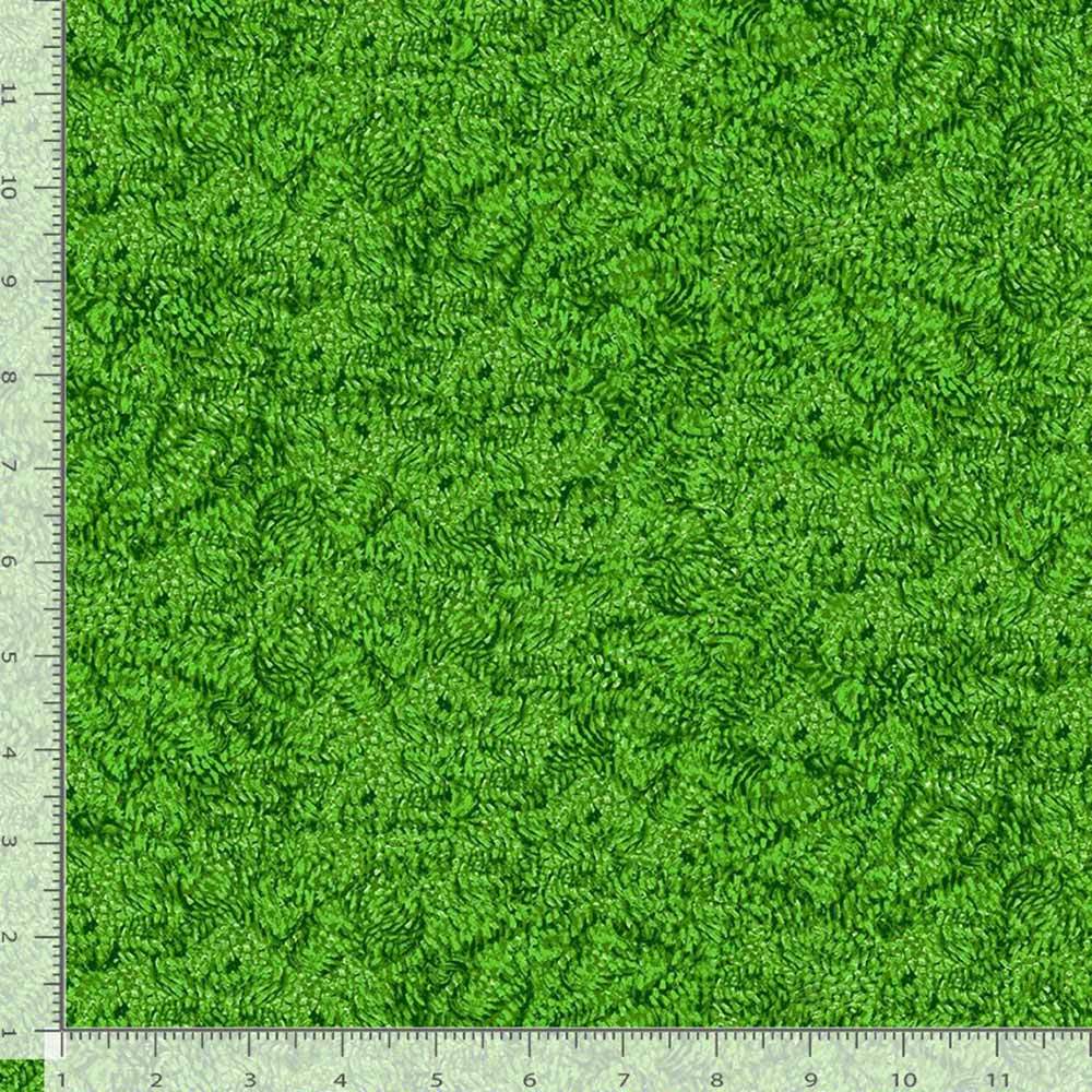 Timeless Treasures - Poppy Dreams by Chong - A Hwang: Emerald Abstract Texture Yardage