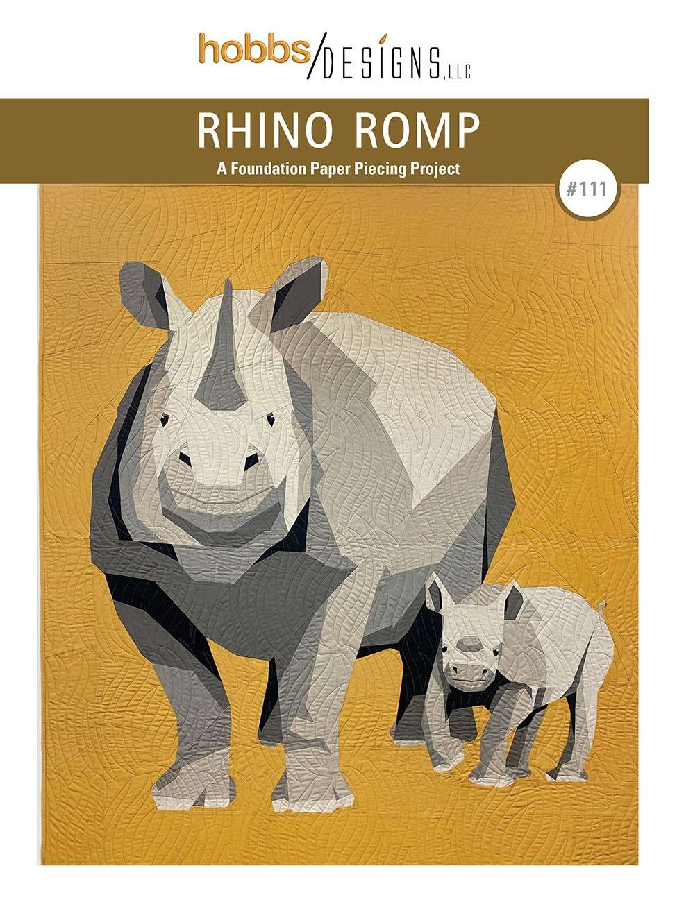 Wild Rhino Romp Quilt Pattern