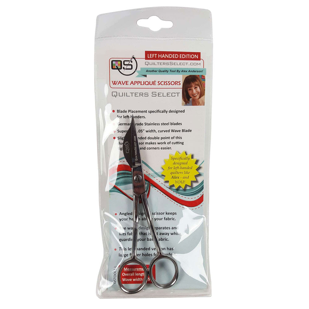 Select Wave Applique Scissors for Left-Handed Users - A Must-Have Tool!