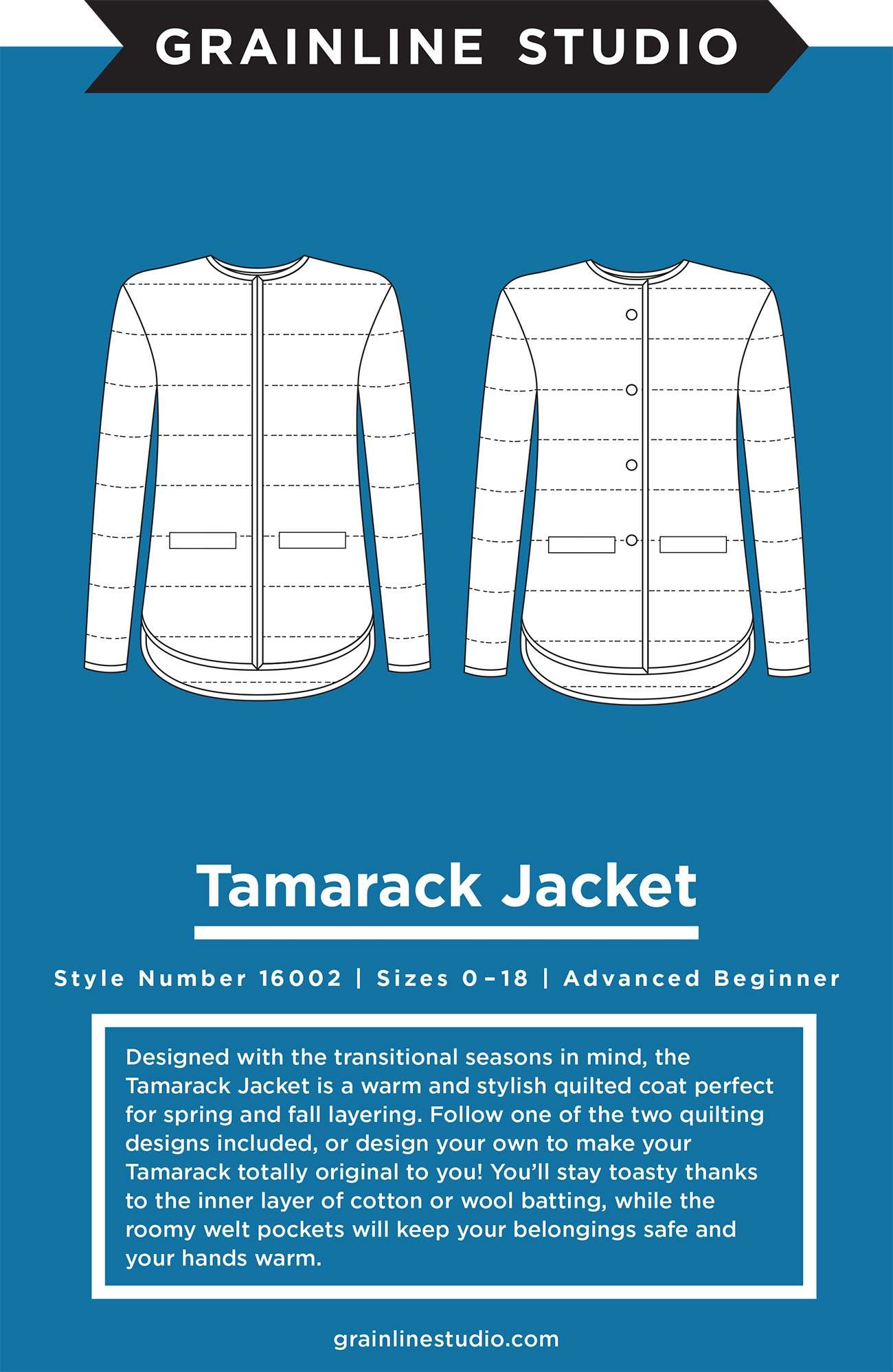 Grainline Studio's Tamarack Jacket Pattern: A Must-Have for Fashionable Layers