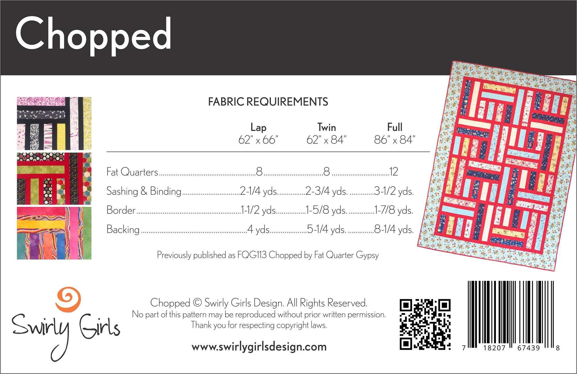 Swirly Girls Design's Stunning Chopped Pattern
