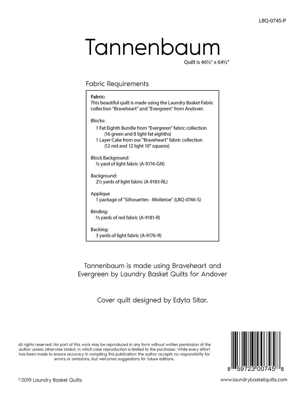 Enchanting Tannenbaum Pattern