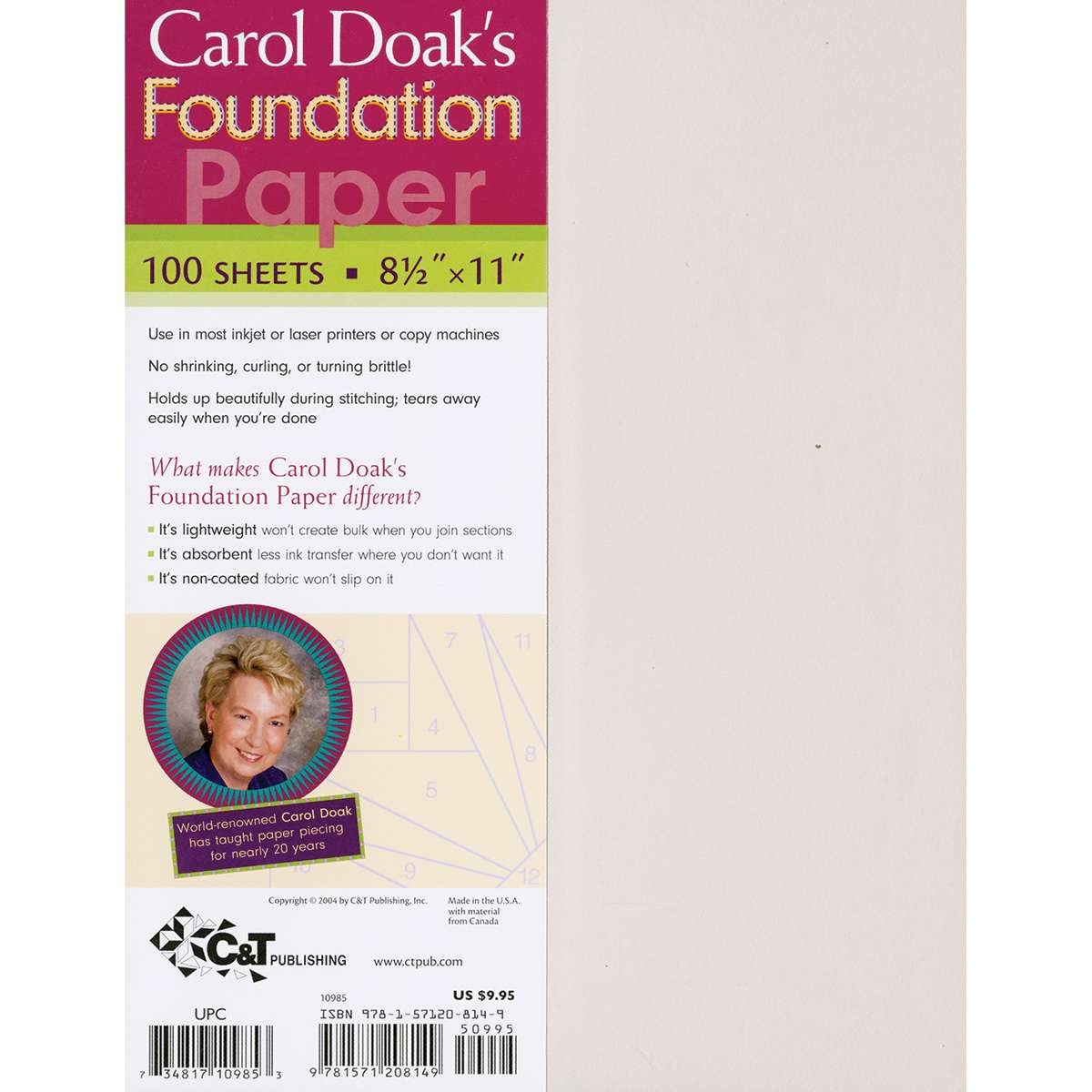 Carol Doak's Fabulous Foundation Paper