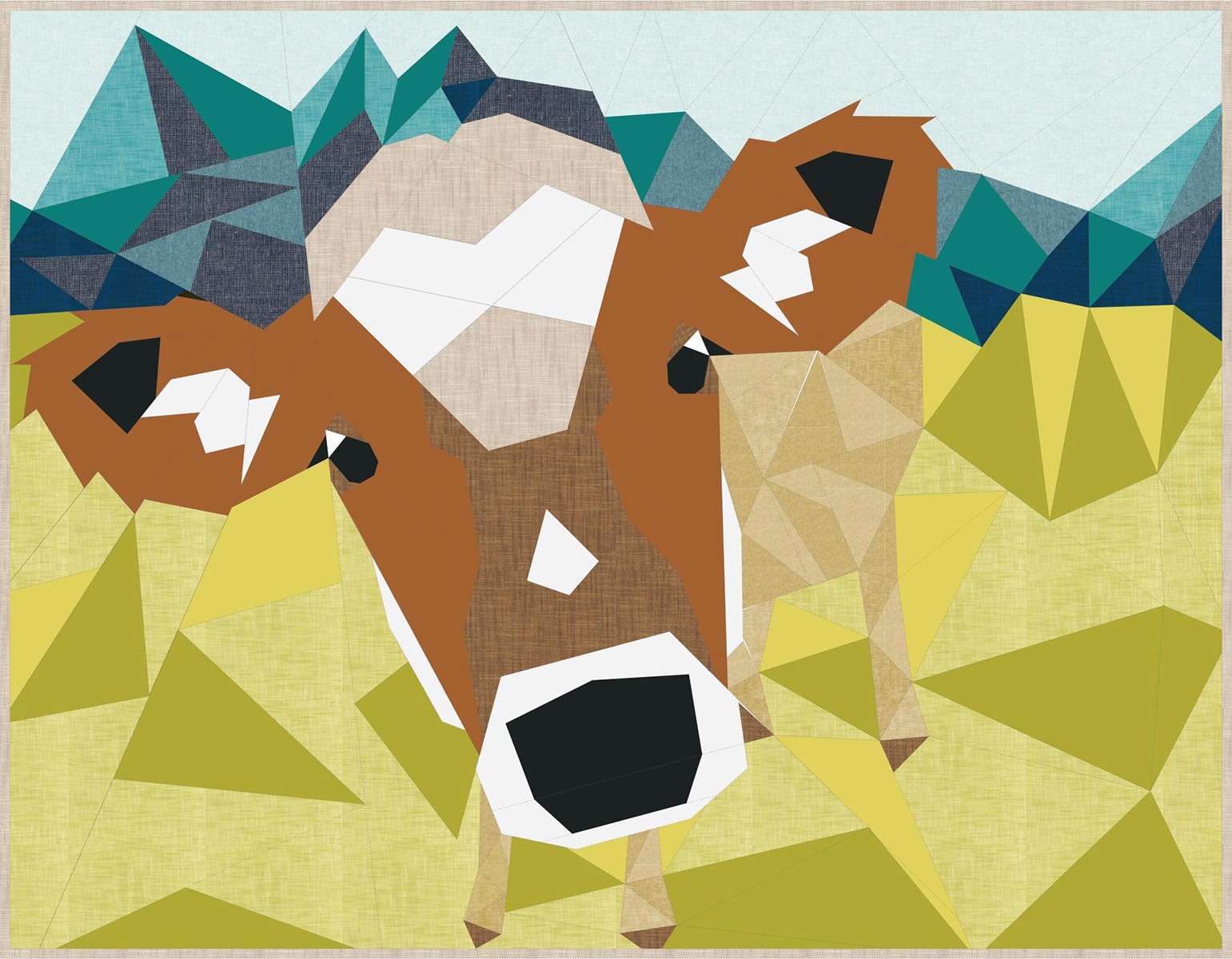 Violet Craft's Stunning Cow Abstractions Pattern