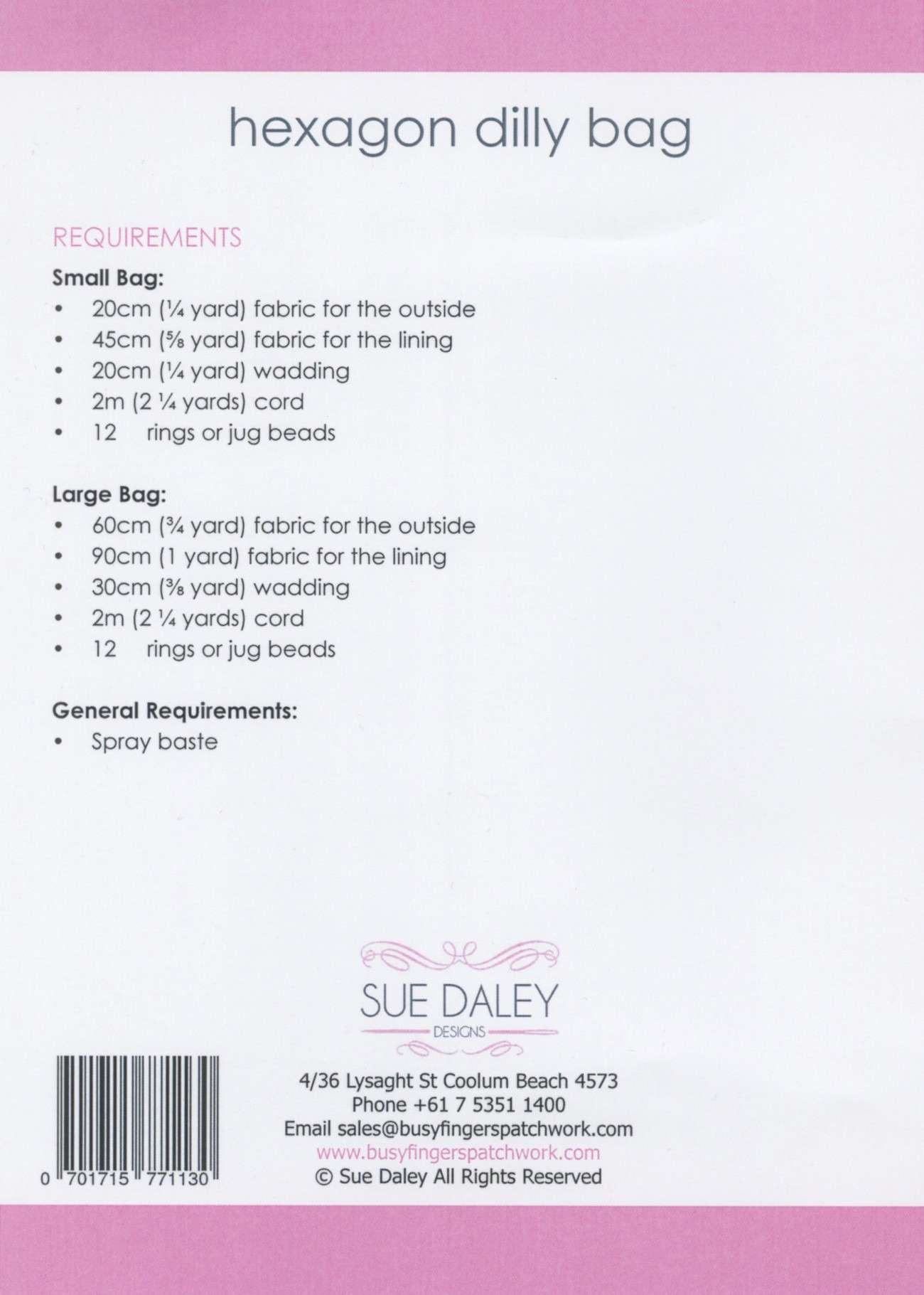 Enchanting Hexagon Dilly Bag