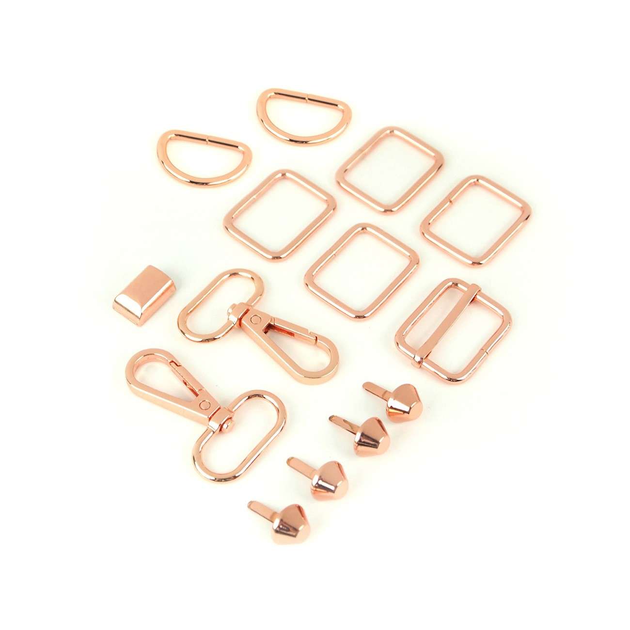 Gorgeous Rose Gold 12 - piece Hardware Kit for Daphne Bag