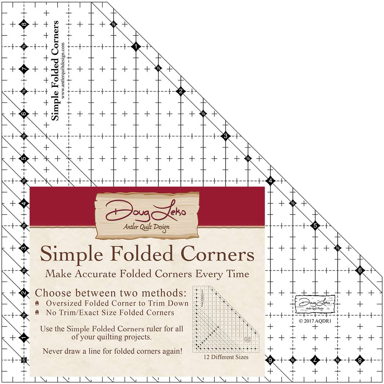 Antler Quilt Design's Magic Folded Corners Ruler