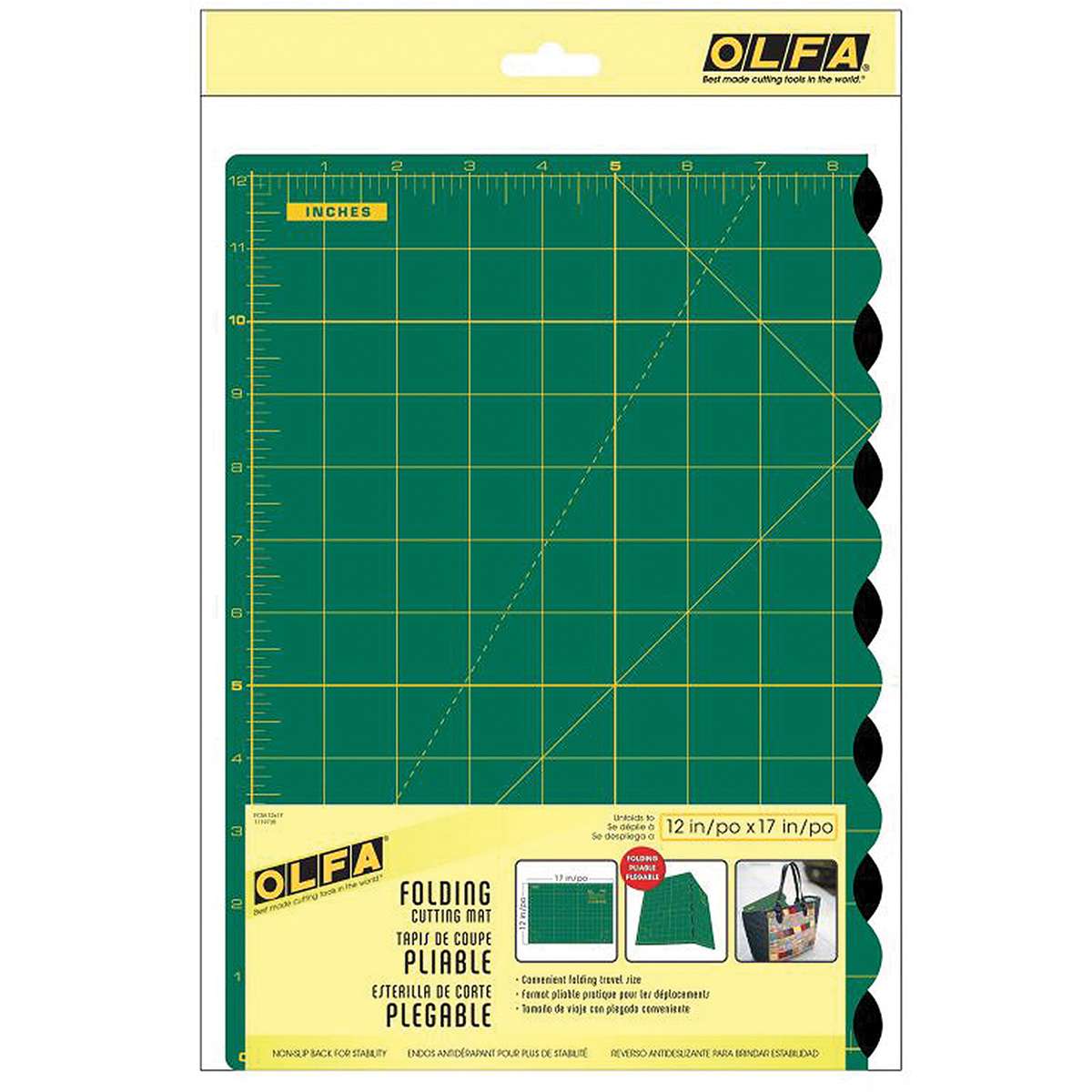 Olfa's Amazing 12 x 17 Folding Cutting Mat