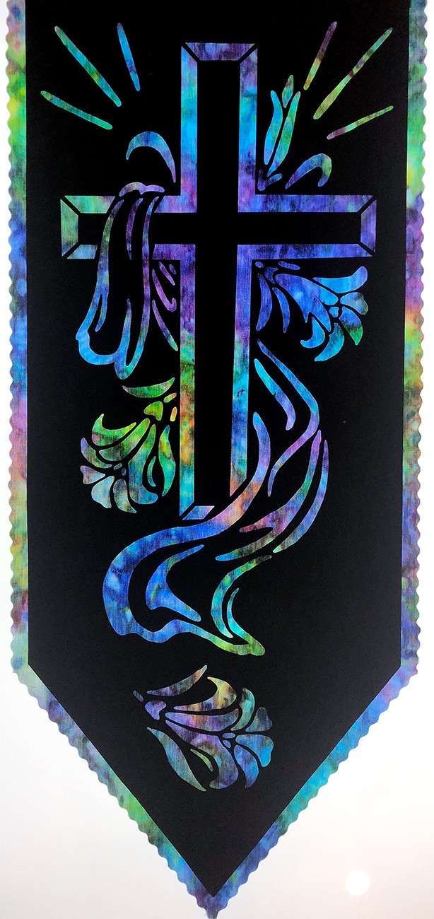 Stunning 'He is Risen' Laser Cut Panel by Krystal Hayes, Scott Hayes, and Claire Webber