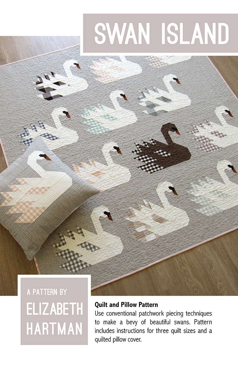 Enchanting Swan Island Pattern by Elizabeth Hartman