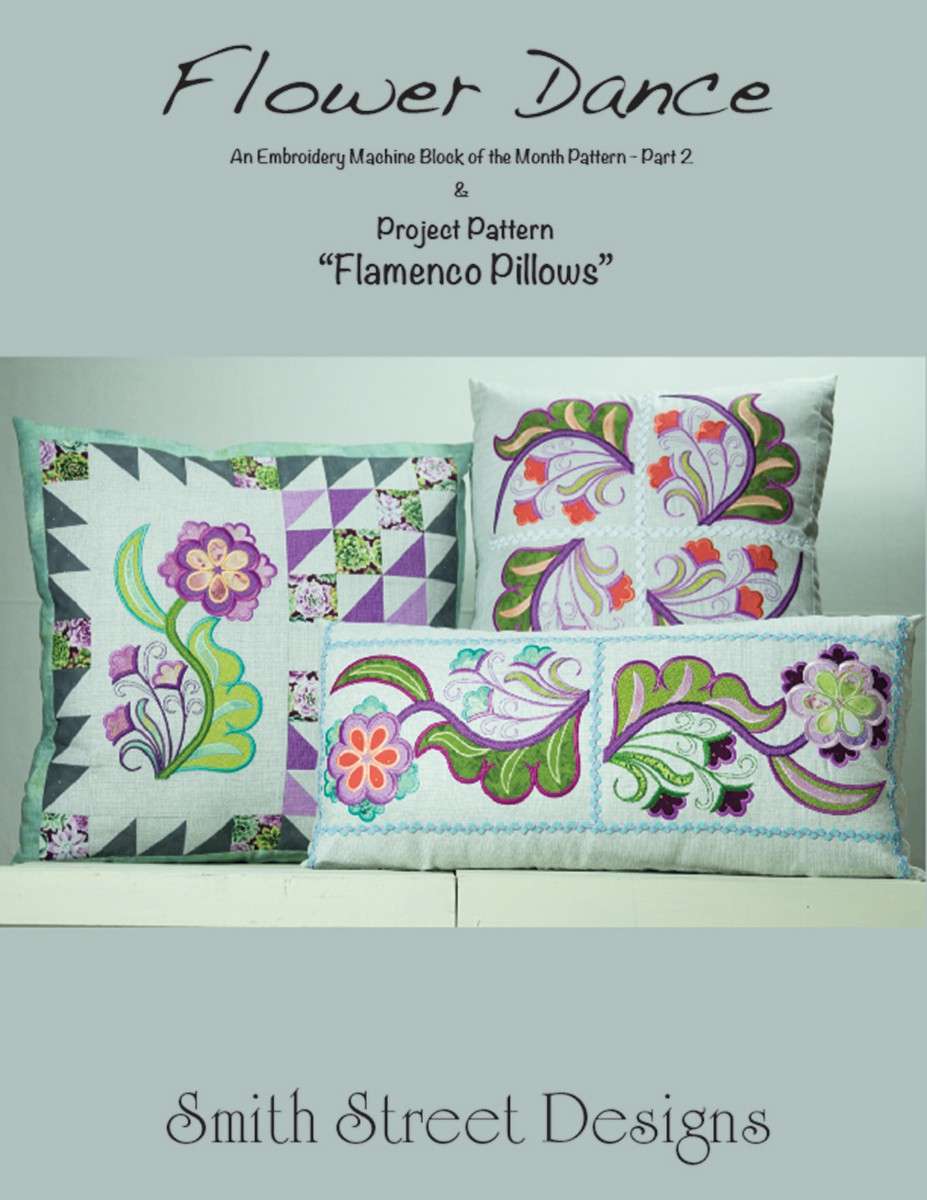 Smith Street Designs' Flower Dance - Part 2 Machine Embroidery CD: A Must - Have for Quilters!