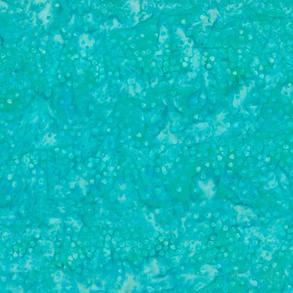 Wilmington Batiks - Teal-ing Good Small Triangles in Teal/Aqua - Yardage: A Colorful Delight!