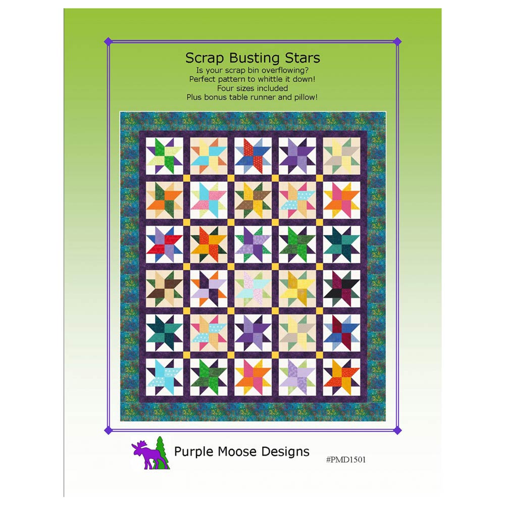 Enchanting Scrap Busting Stars Pattern