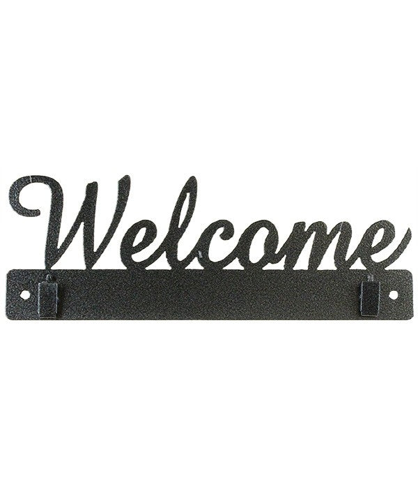 10-Inch Charcoal Welcome Display with Clips