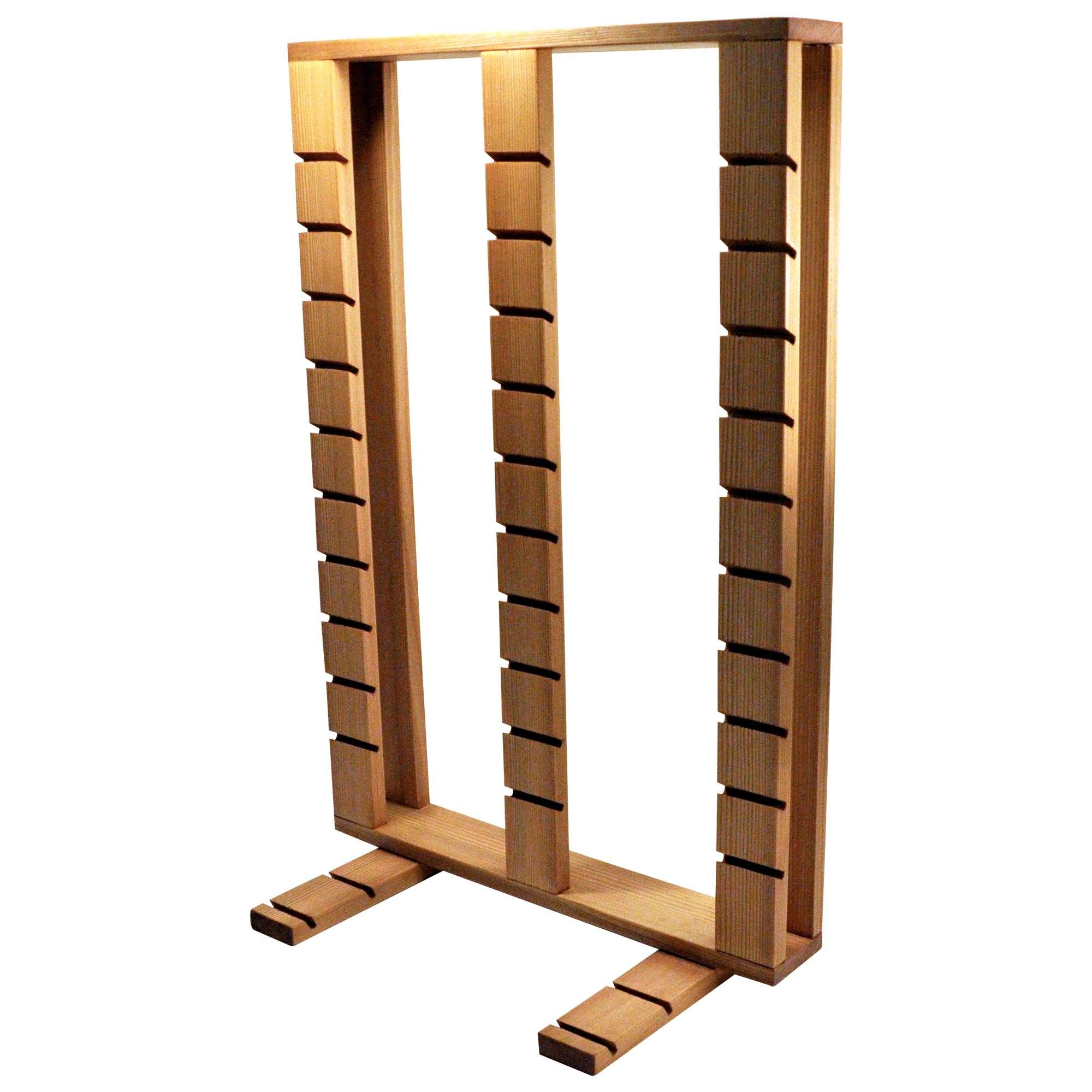 Stylish Wooden Ruler and Tool Organizer Rack