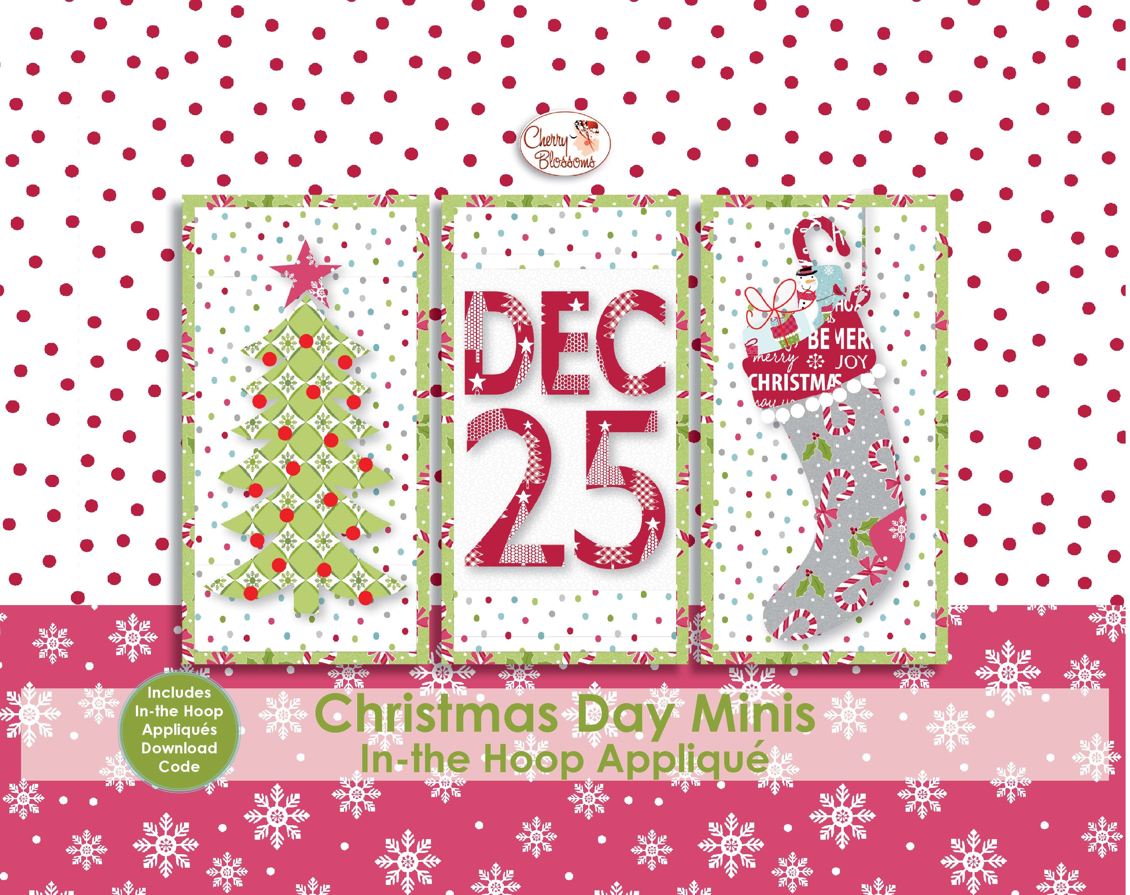 Enchanting Christmas Day In-the-Hoop Applique Set