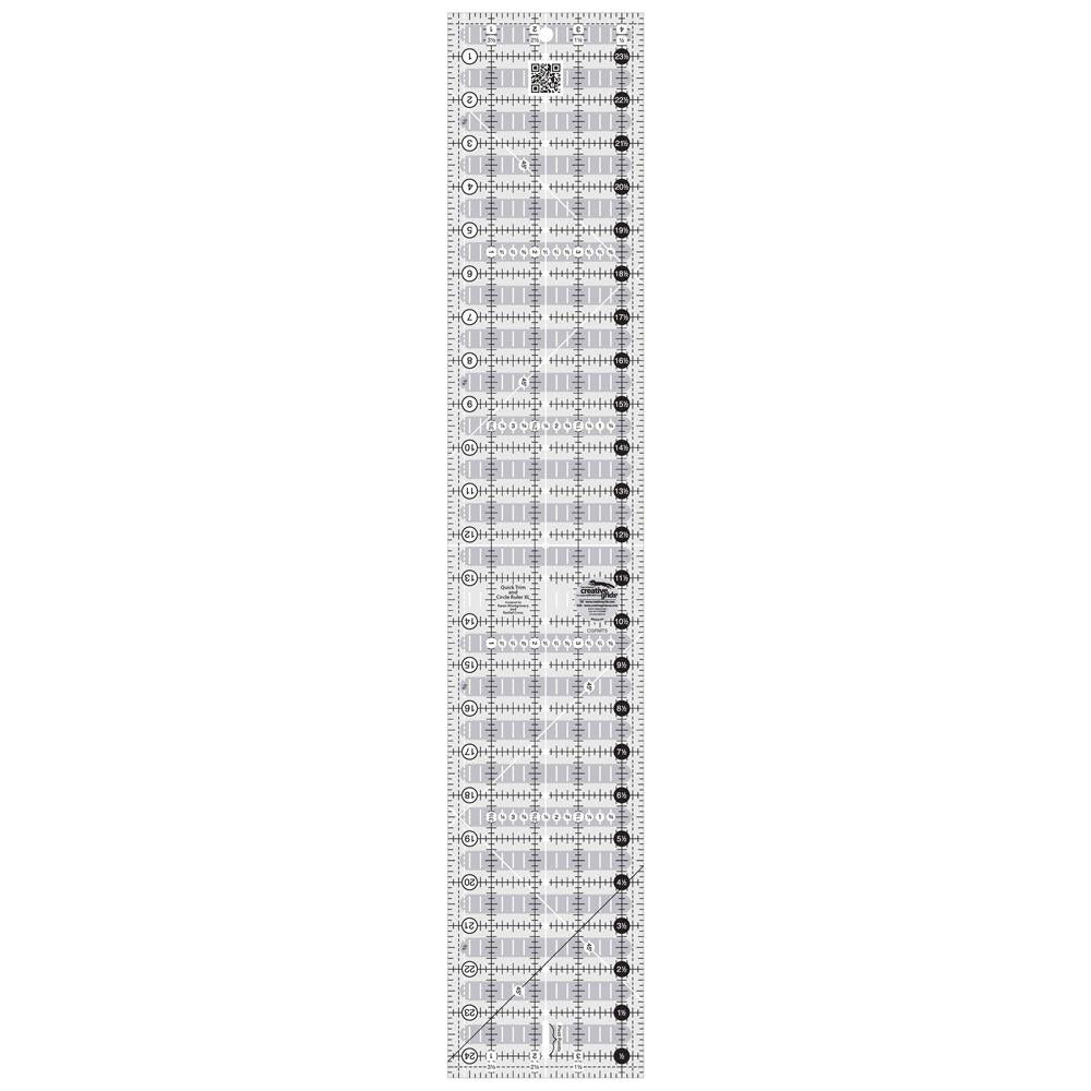 Incredible Creative Grids Quick Trim & Circle Ruler XL - Your Quilting Essential!
