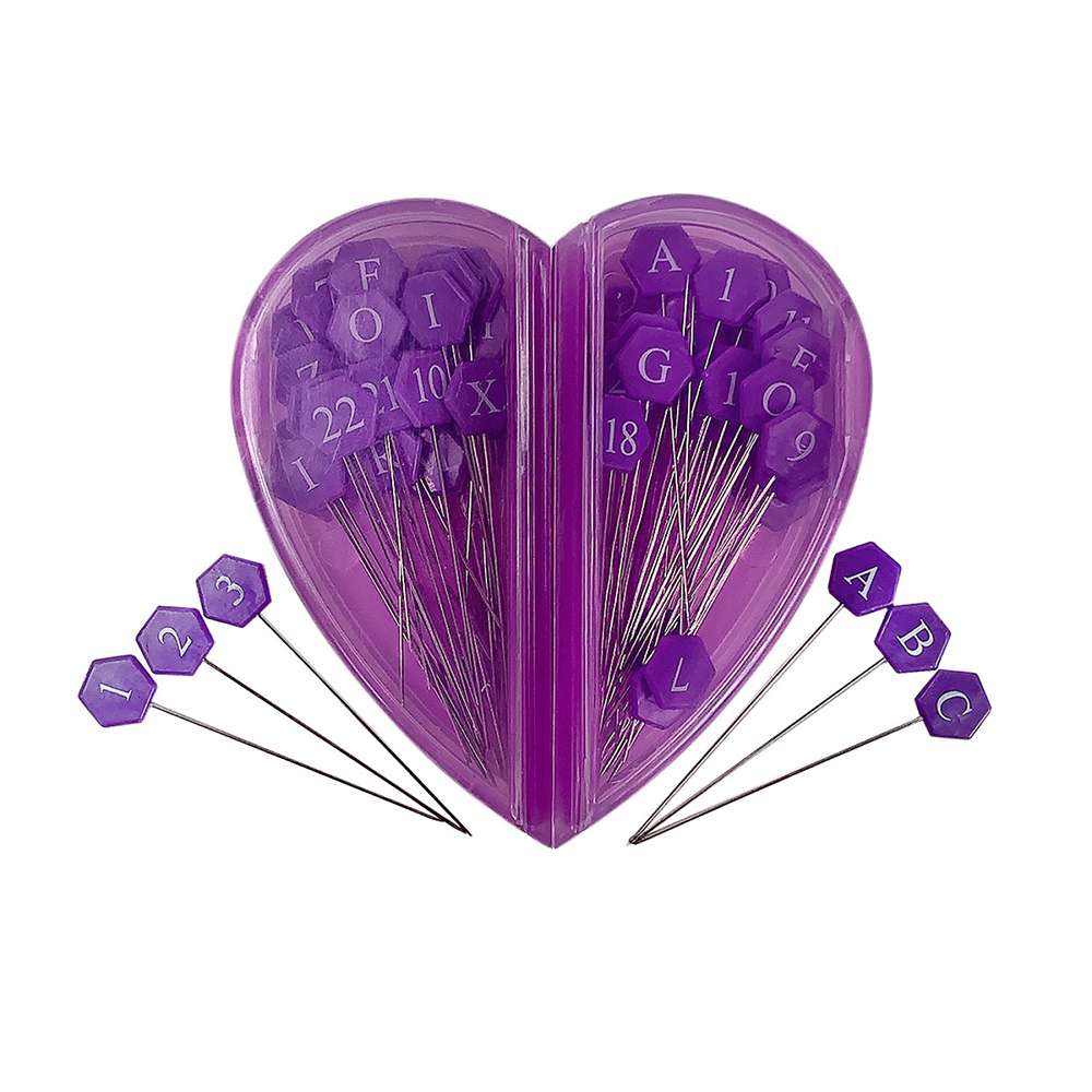 ABC 123 Super Cool Quilting Pins