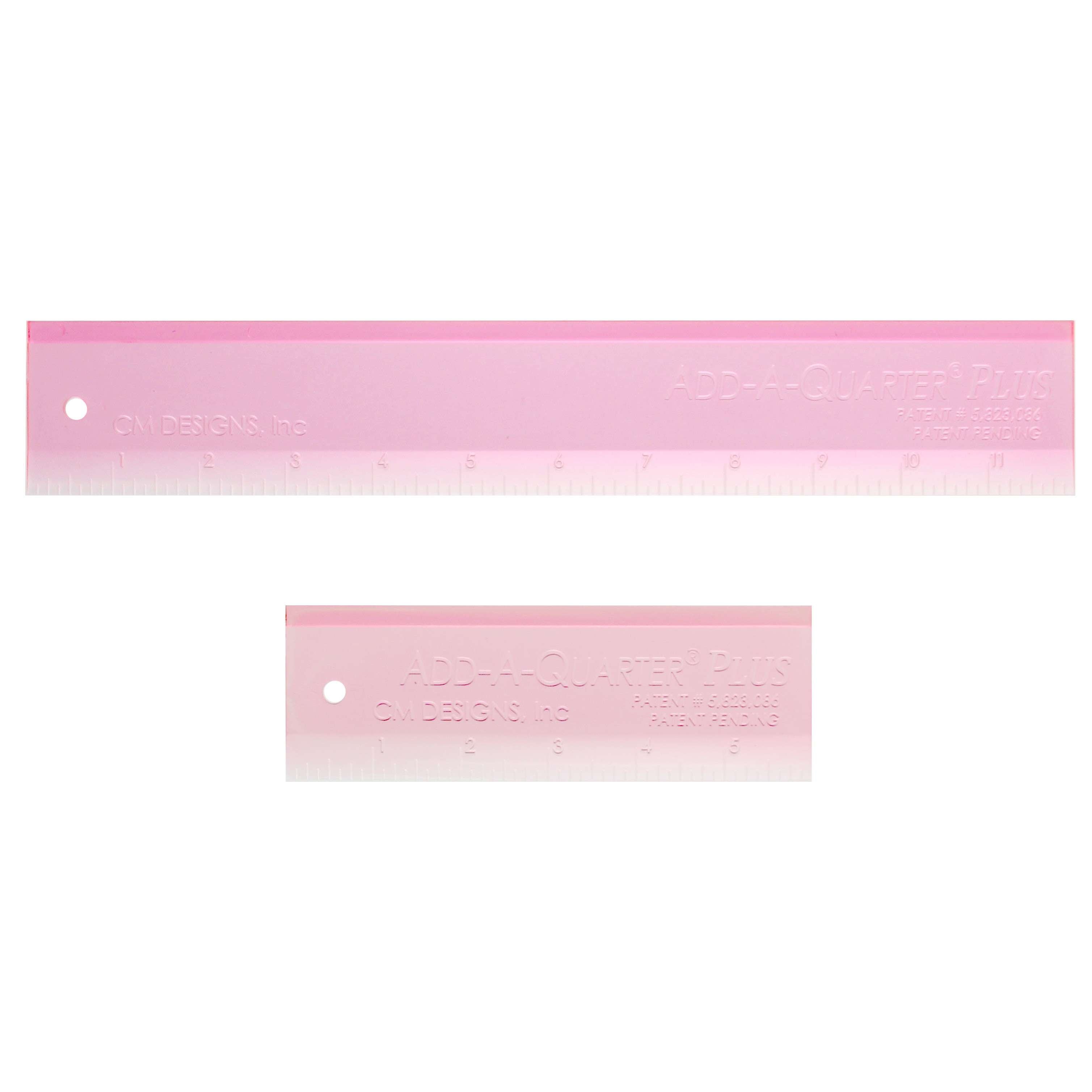 Pink Add A-Quarter Ruler Combo Pack - A Must-Have for Sewing Enthusiasts