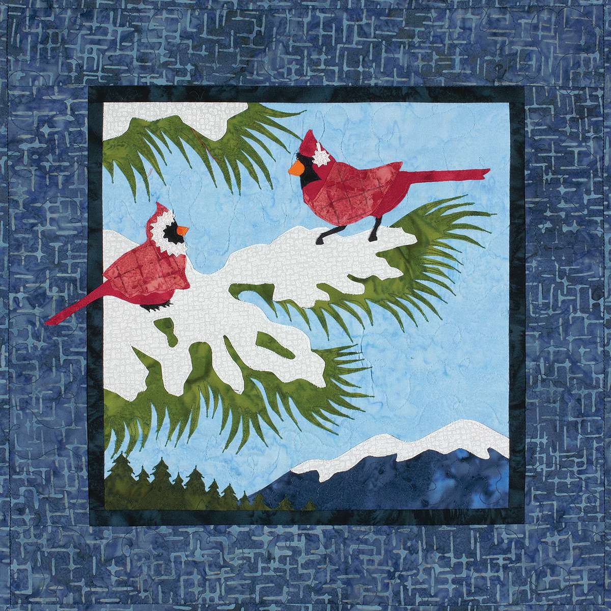Up North Winter Precut Fusible Laser Kit: A Festive Quilting Delight by Sue Pritt of Sweet Season Quilts
