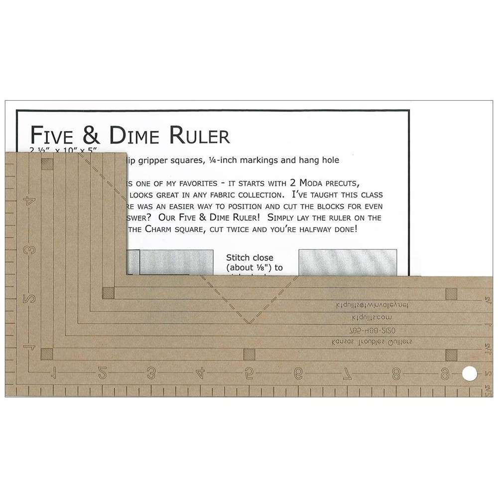 Amazing Five & Dime Ruler - Your Must - Have Craft Tool